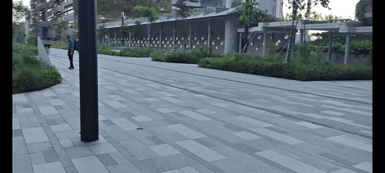 Directions from Upper Changi MRT station gates.